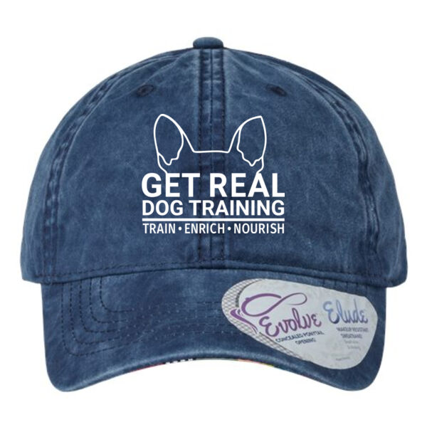 Womens Pigment Dyed with Fashion Undervisor Cap - Embroidered Logo Thumbnail
