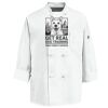 Eight Knot Button Chef Coat with Thermometer Pocket Thumbnail