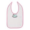 Infant Contrast Trim Premium Jersey Bib Thumbnail