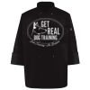 Ten Pearl Button Black Chef Coat Thumbnail