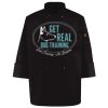 Ten Pearl Button Black Chef Coat Thumbnail