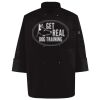 Ten Pearl Button Black Chef Coat Thumbnail