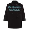 Ten Pearl Button Black Chef Coat Thumbnail